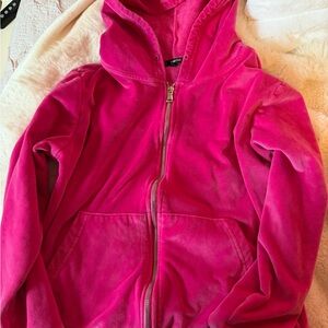 Juniors Medium Hooded Jacket- like new, but missing string